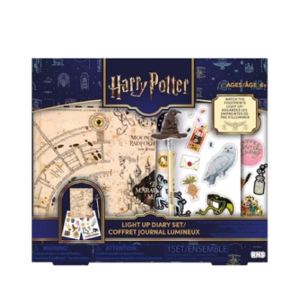 Harry Potter Light Up Marauders Map Diary Set